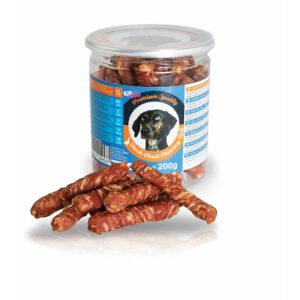 A04453 KIDDOG Trenerki owinięte mięsem kaczki na paluchu bawolim 200g