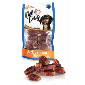 A04705 KIDDOG Łosoś zawinięty w mięso kaczki 80g