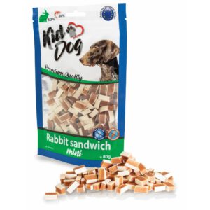 A04813 KIDDOG Mini kanapki z królikiem 80g