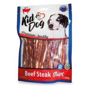 A04717 KIDDOG Paski z wołowiny 250g
