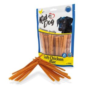 A04525 KIDDOG Miękkie paski z kurczaka 250g