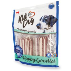 A04736 KIDDOG Paski z wołowina - kanapka z dodatkiem dorsza 500g
