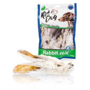 A04823 KIDDOG uszy królika z futerkiem 180 g