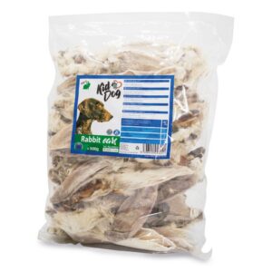 A04824 KIDDOG Uszy królika z futerkiem 500g