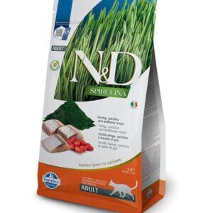 Farmina Spirulina Adult - śledź i spirulina dla dorosłych kotów 1,5kg