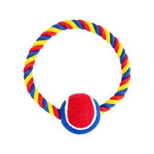 A629110 Ring bawełniany z piłką tenisową 6cm/18cm, 140g
