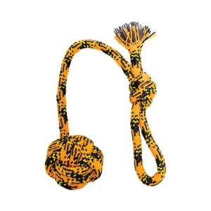 A23690 Szarpak pleciony piłka do rzucania 7cm/48cm