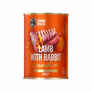 JOHNDOG PumpkinLine Adult Jagnięcina z Królikiem i dynią 400g