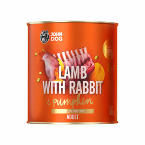 JOHNDOG PumpkinLine Adult Jagnięcina z Królikiem i dynią 800g