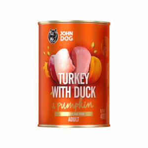 JOHNDOG PumpkinLine Adult Indyk z kaczką i dynią 400g