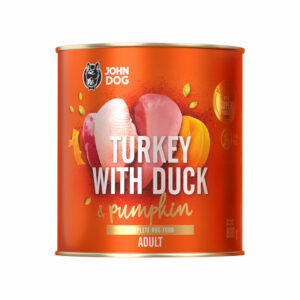 JOHNDOG PumpkinLine Adult Indyk z kaczką i dynią 800g