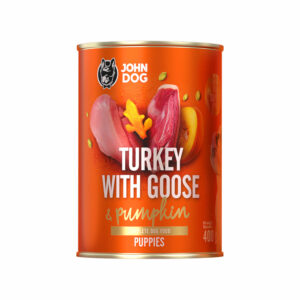 JOHNDOG PumpkinLine Szczeniak Indyk z Gęsią i dynią 400g