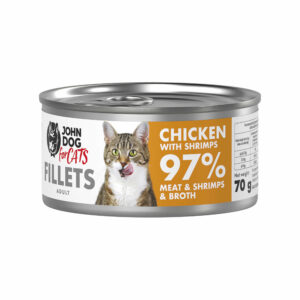JOHNDOG for Cat's Filet Kurczak z krewetkami 70g