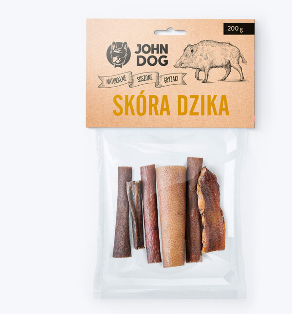 JOHNDOG for Dog's Skóra Dzika 200g