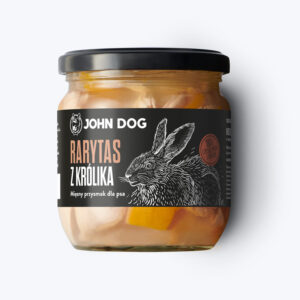 JOHNDOG for Dog's Rarytas z królika 380g