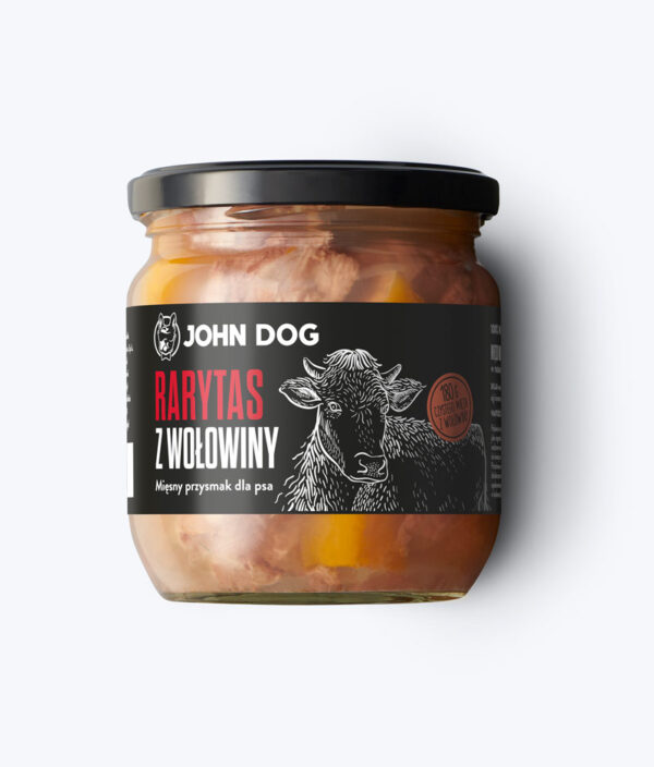 JOHNDOG for Dog's Rarytas z wołowiny 380g