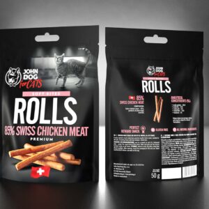 JOHNDOG for Cat's SWISS Kurczak szwajcarski 85% 50g