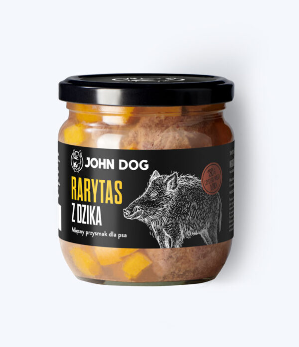 JOHNDOG for Dog's Rarytas z dzika 380g