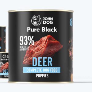 JOHNDOG Pure Black Junior Jeleń 400g