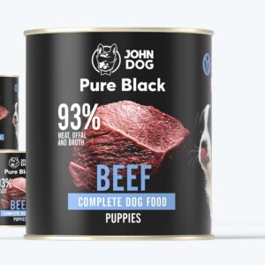 JOHNDOG Pure Black Junior Wołowina 400g