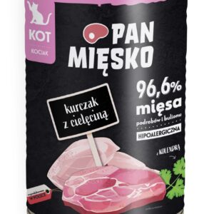 Pan Mięsko puszka (kociak) Kurczak z Cielęciną 400g