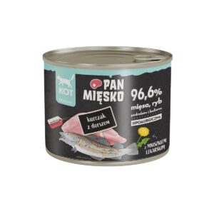 Pan Mięsko puszka Kurczak z Dorszem 200g