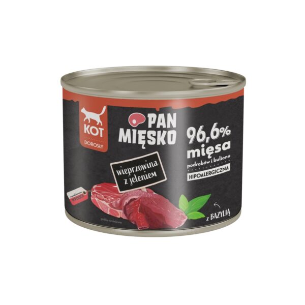 Pan Mięsko puszka Wieprzowina z Jeleniem 200g