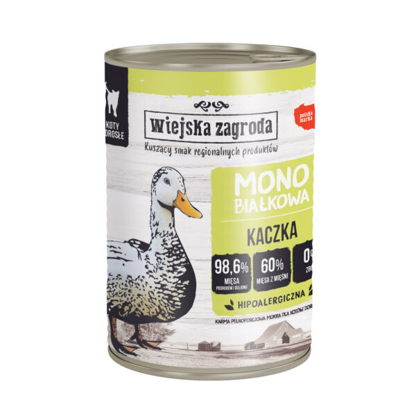 Wiejska Zagroda Monoproteinowa Kaczka 400g