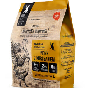 Wiejska Zagroda Kociak Indyk z Kurczakiem 400g