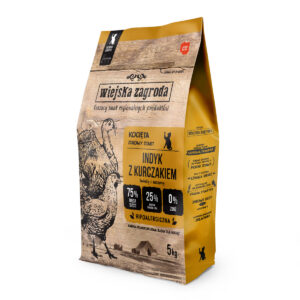 Wiejska Zagroda Kociak Indyk z Kurczakiem 5kg