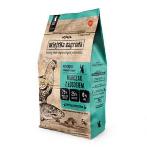 Wiejska Zagroda Kociak Kurczak z Łososiem 5kg