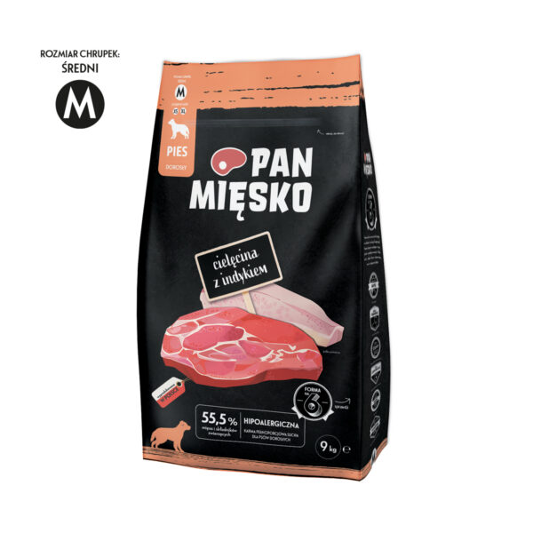 Pan Mięsko Cielęcina z Indykiem M 9kg