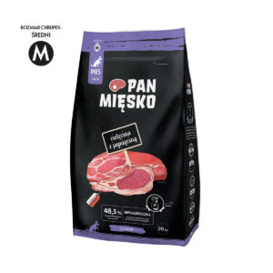Pan Mięsko Cielęcina z Jagnięcina (senior) M 20kg