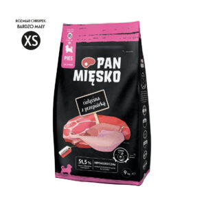 Pan Mięsko Cielęcina z Przepiórką (szczeniak) XS 9kg