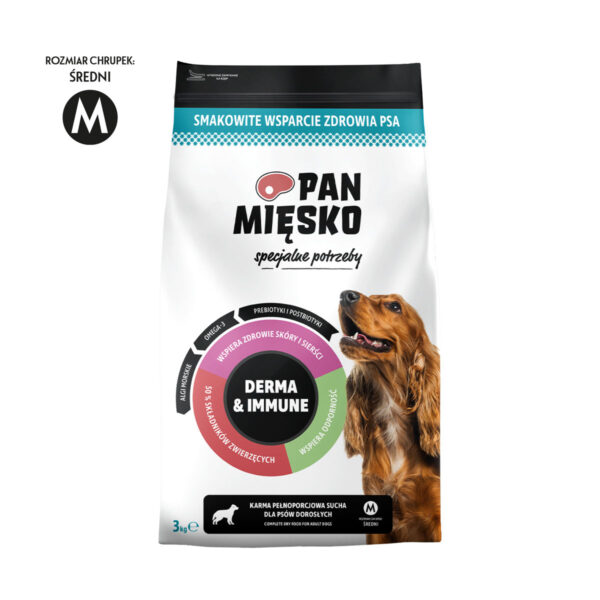 Pan Mięsko Functional - specjalne potrzeby - Derma & Immune M 3kg