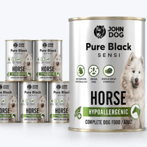 JOHNDOG Pure Black Sensi hypoallergenic konina 400g