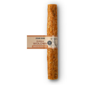 JOHNDOG for Dog's Rurka wołowa z dodatkiem żwacza wołowego i kurkumy 25cm
