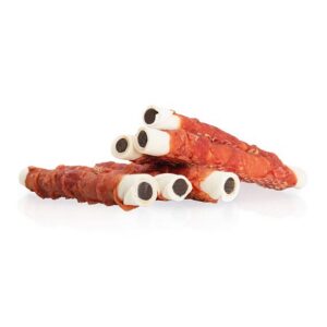 A04925 KIDDOG BUFFET Pałka oblana mięsem kaczki faszerowana wątróbką kurczaka 12cm/35g (50szt/op)