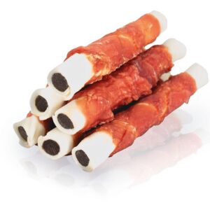 A04922 KIDDOG BUFFET Pałka oblana mięsem kaczki faszerowana wołowiną 17cm/60g (50szt/op)