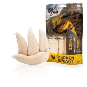 A05132 KIDDOG Super Premium 100% Liofilizowana pierś z kurczaka w całości 50 g (3-4 szt.)