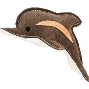 A06026 Delfin, 22 cm, skórzana, wytrzymała zabawka