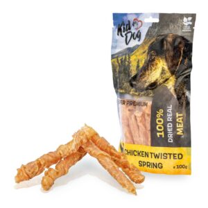 A05103 KIDDOG SUPER PREMIUM 100% spiralka z piersi kurczaka bez dodatków 100 g
