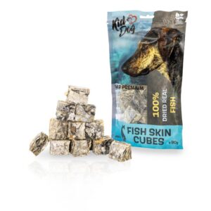 A05311 KIDDOG SUPER PREMIUM 100% kostki rybne - skóra dorsza 80 g