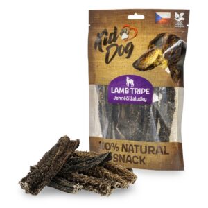 A77910 KIDDOG 100% KIDDOG 100% Naturalna przekąska, żołądki jagnięce, 12 cm / 100 g