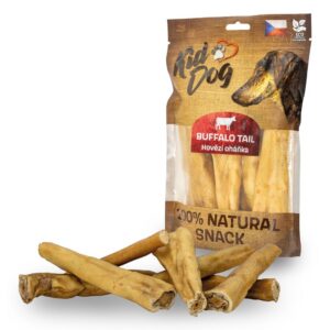 A77825 KIDDOG 100% Naturalna Przysmak,  naturalny ogon wołowy ze skórą 12 cm / 200 g