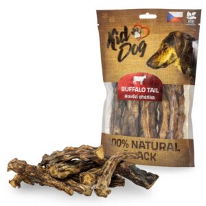 A77820 KIDDOG 100% Naturalna Przysmak, ogon wołowy bez skóry 12 cm / 200 g