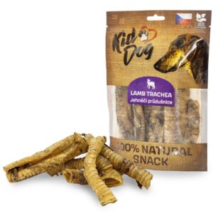 A77920 KIDDOG 100% Naturalny Przysmak, Tchawica jagnięca (krtań) 10-12 cm / 100 g