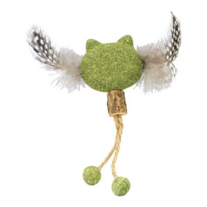 A41473 KOT Kotek kocimiętka z piórkami 5 / 15 cm