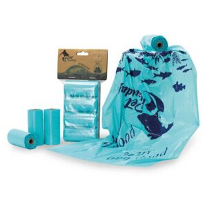 A17322 PETBUDDY worki na odchody OCEAN 4 rolki/20 torebek z nadrukiem i zapachem