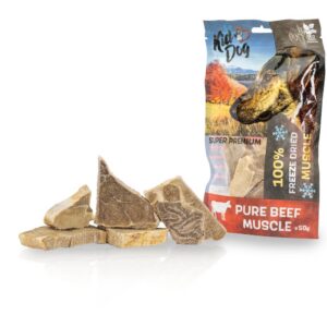 A05221 KIDDOG SUPER PREMIUM 100% wołowina, czyste mięso mięśniowe, liofilizowane 50 g